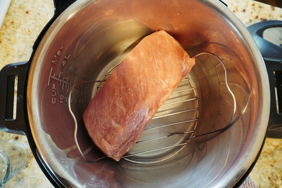raw pork tenderloin before cooking instant pot pulled pork