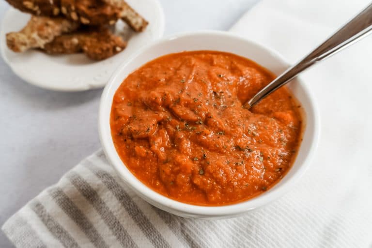 Creamy Tomato Soup with Basil
