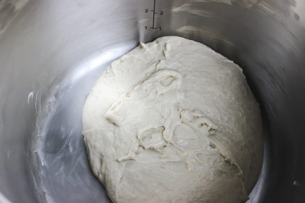 dough after rising 