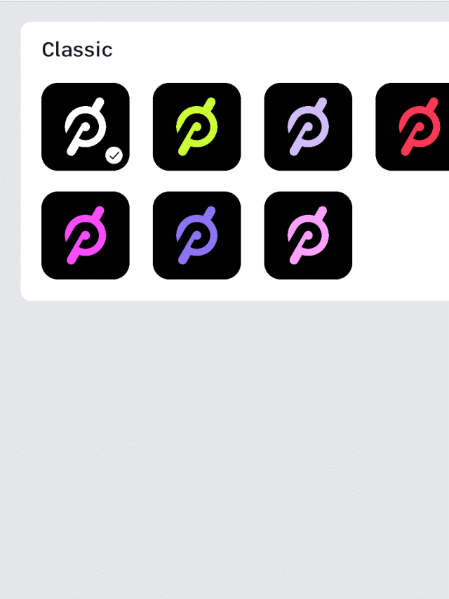 How to Change the Peloton App Icon Color