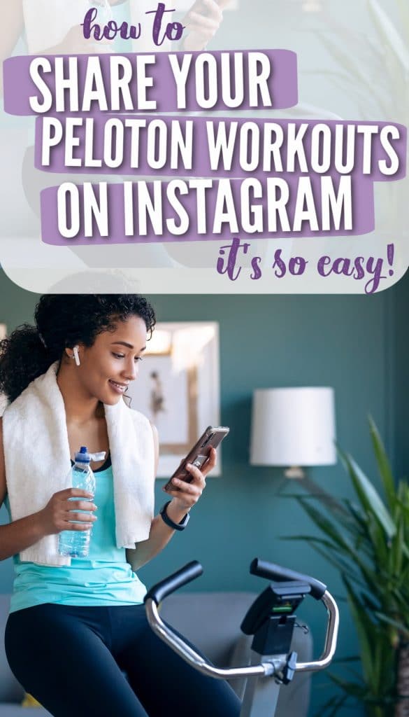 how to share peloton workouts on instagram pinterest pin