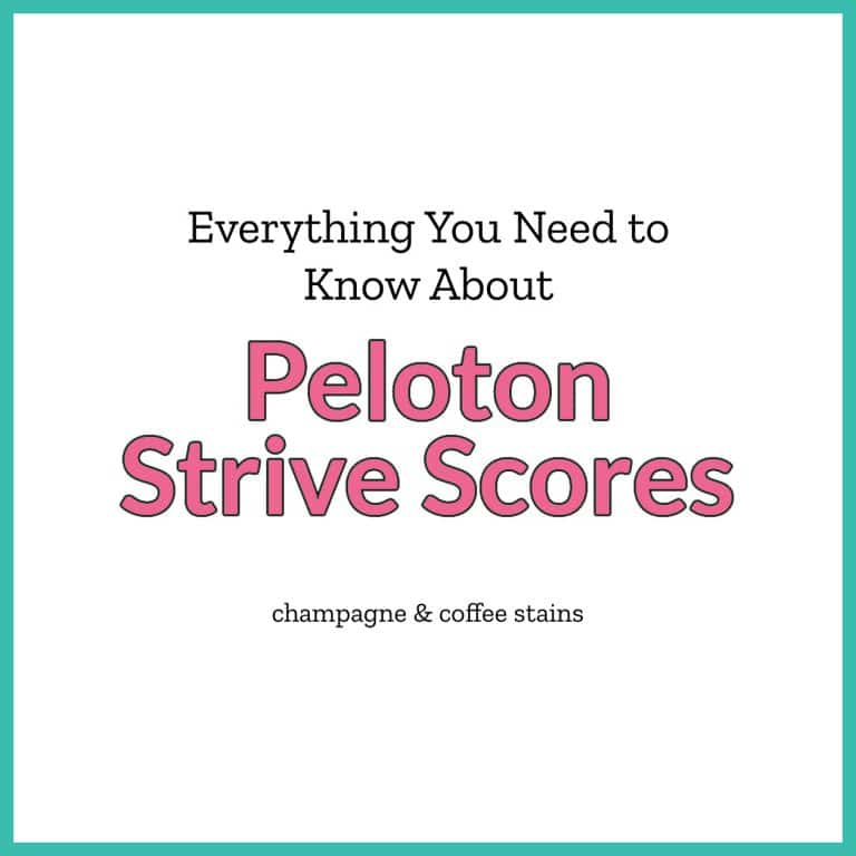 Everything You Need to Know About Peloton Strive Scores