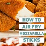 air fry frozen mozzarella sticks pinterest pin