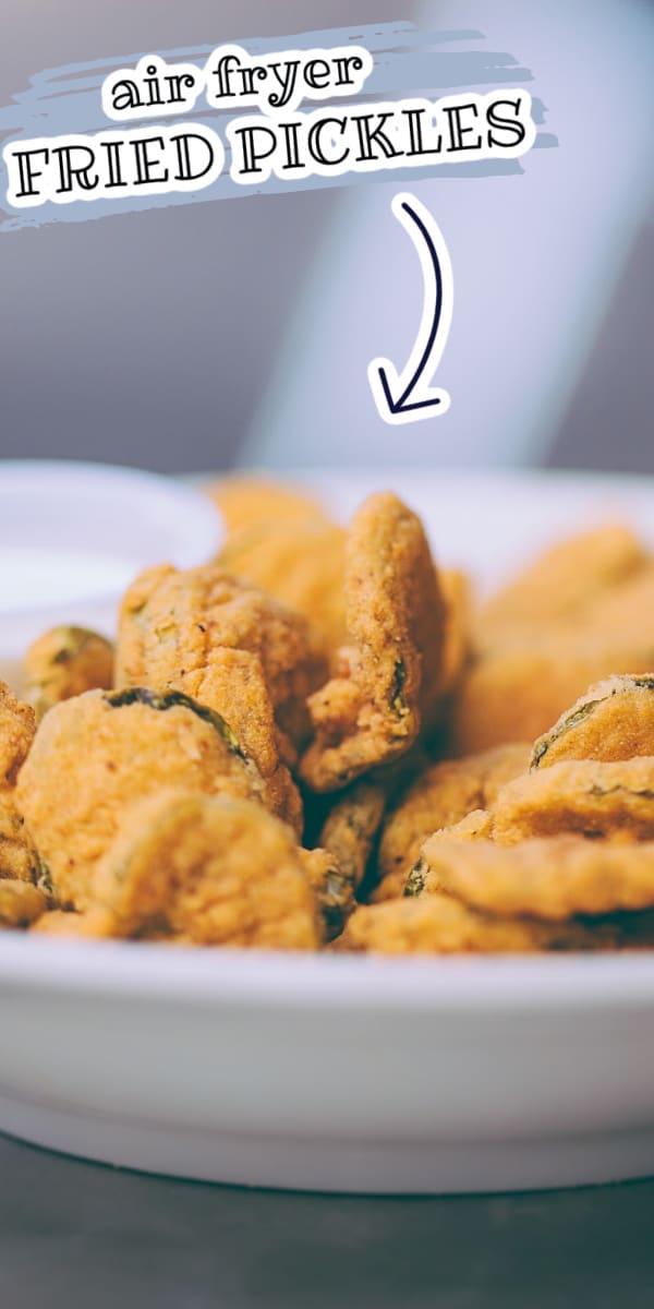 Easy Air Fryer Fried Pickles (Only 25 Calories Each!)
