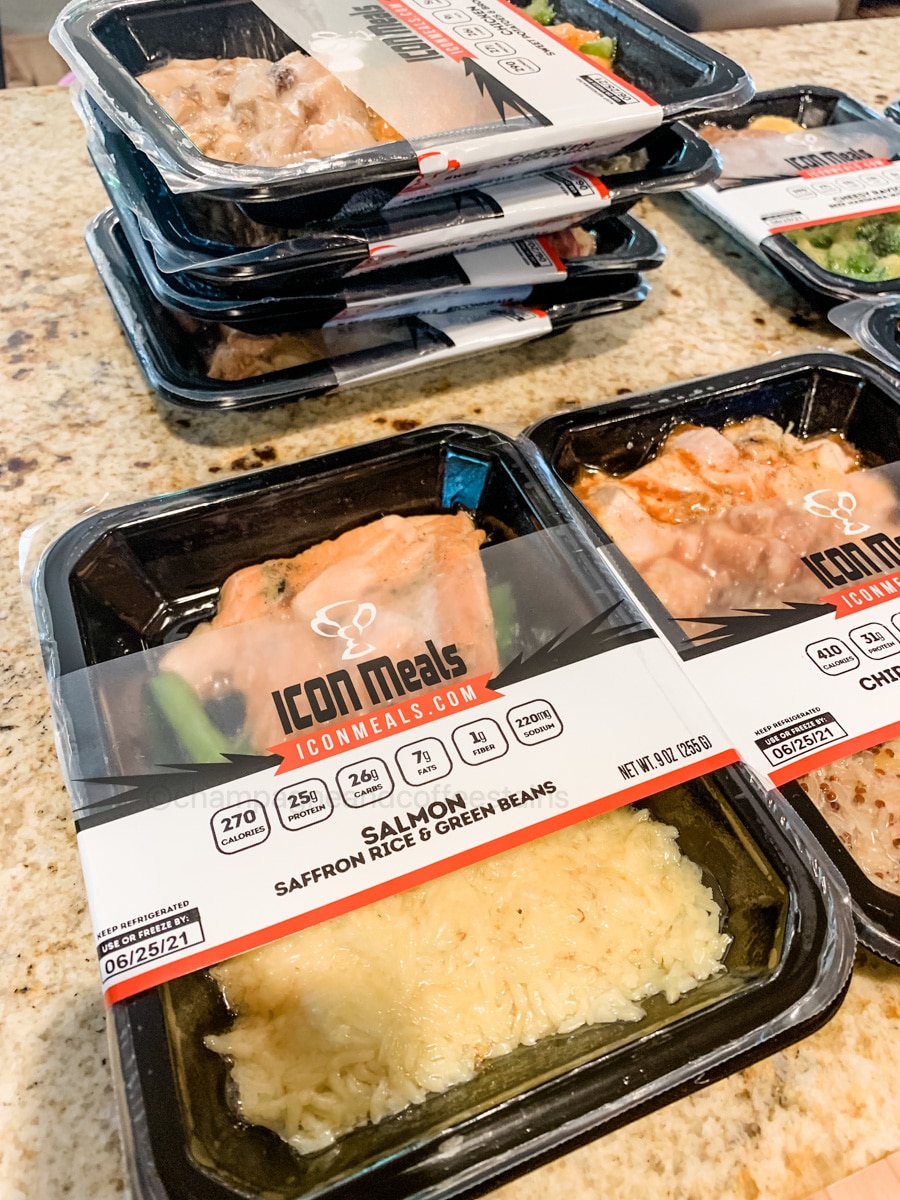 close up of icon meals