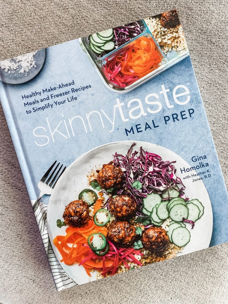 skinnytaste meal prep cookbook cover