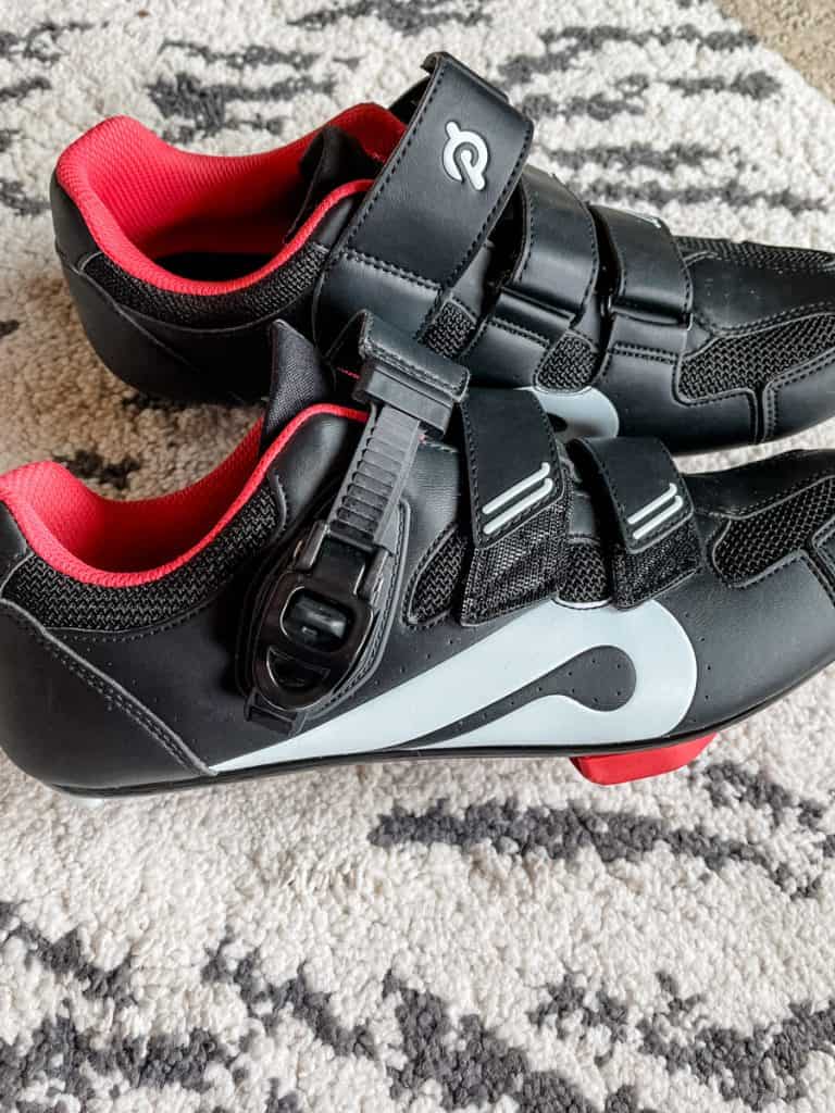 side of peloton bike shoes