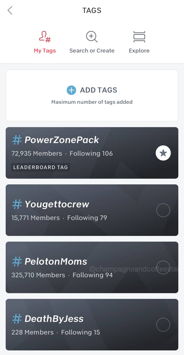 The Ultimate Guide to Peloton Hashtags - Champagne and Coffee ...