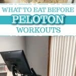 peloton what to eat before workout pinterest pin