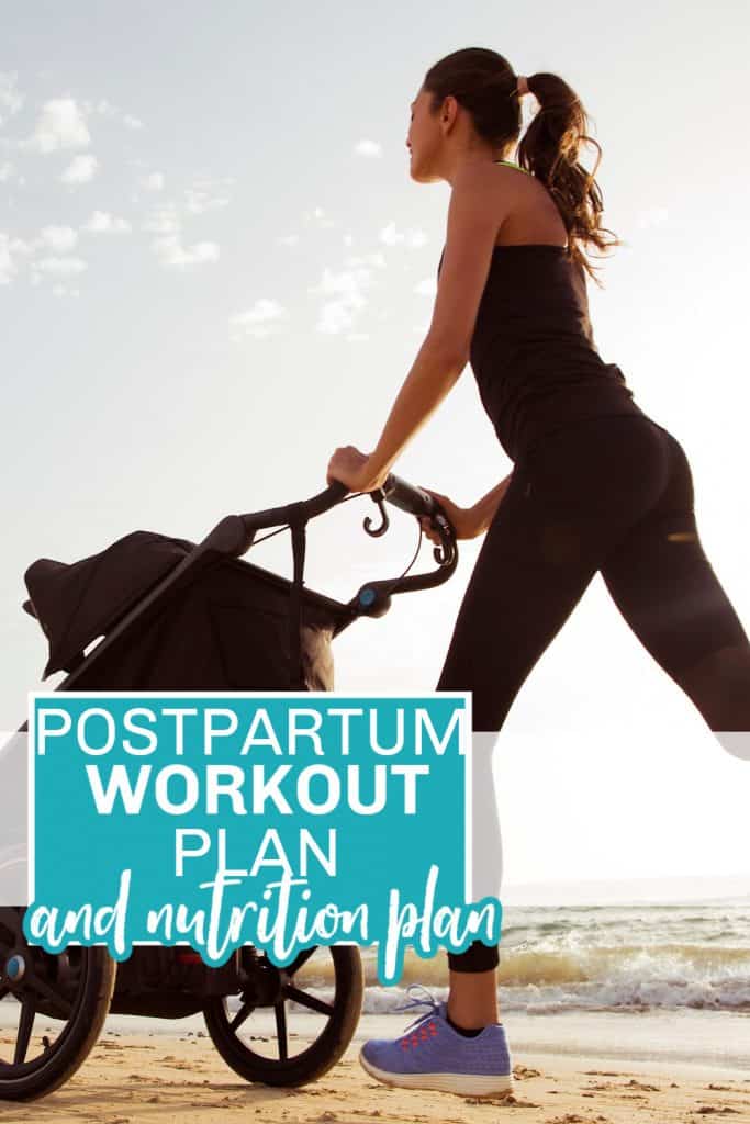 postpartum workout plan pinterest pin
