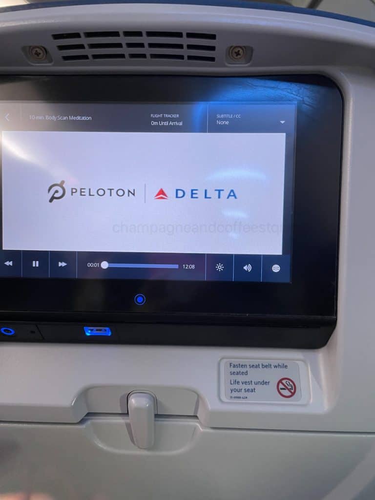 How to Find Peloton Classes in the Clouds on Your Next Delta Flight