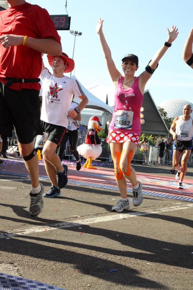 disney marathon finish line