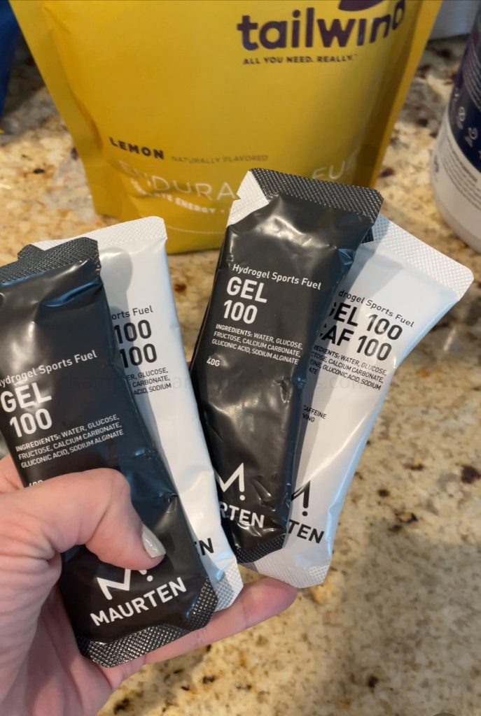 gels i used during the race