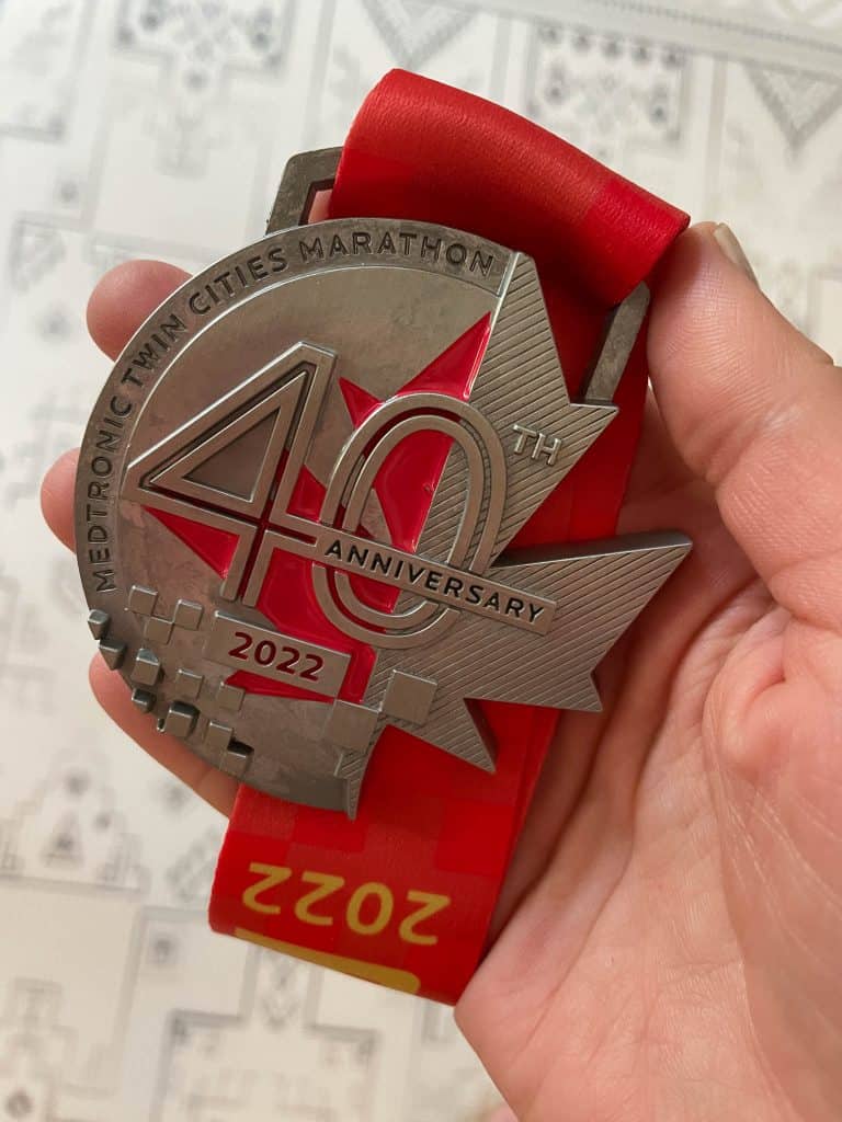 twin cities marathon 2022 medal