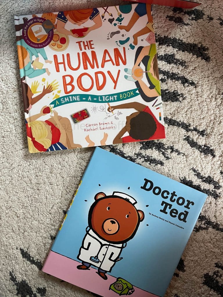 human body book and doctor ted