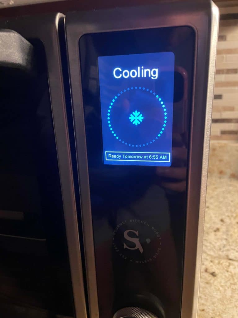 suvie machine with text that says cooling