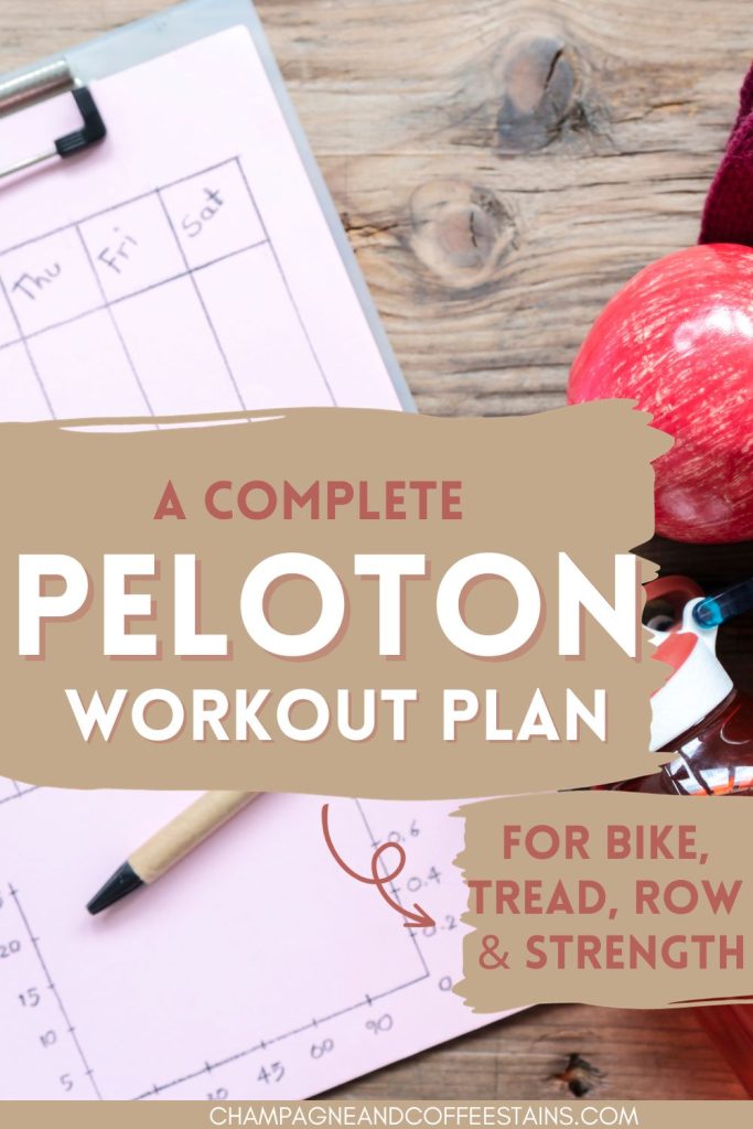 a complete peloton workout plan
