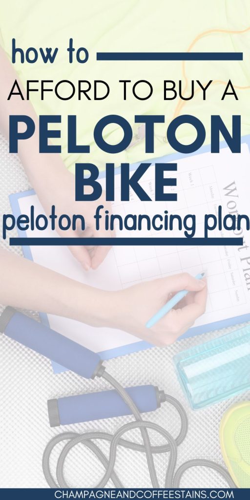 how to afford a peloton bike