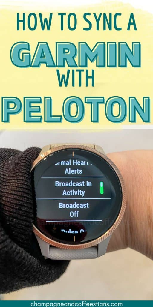 how to connect garmin watch to peloton with image of a garmin watch