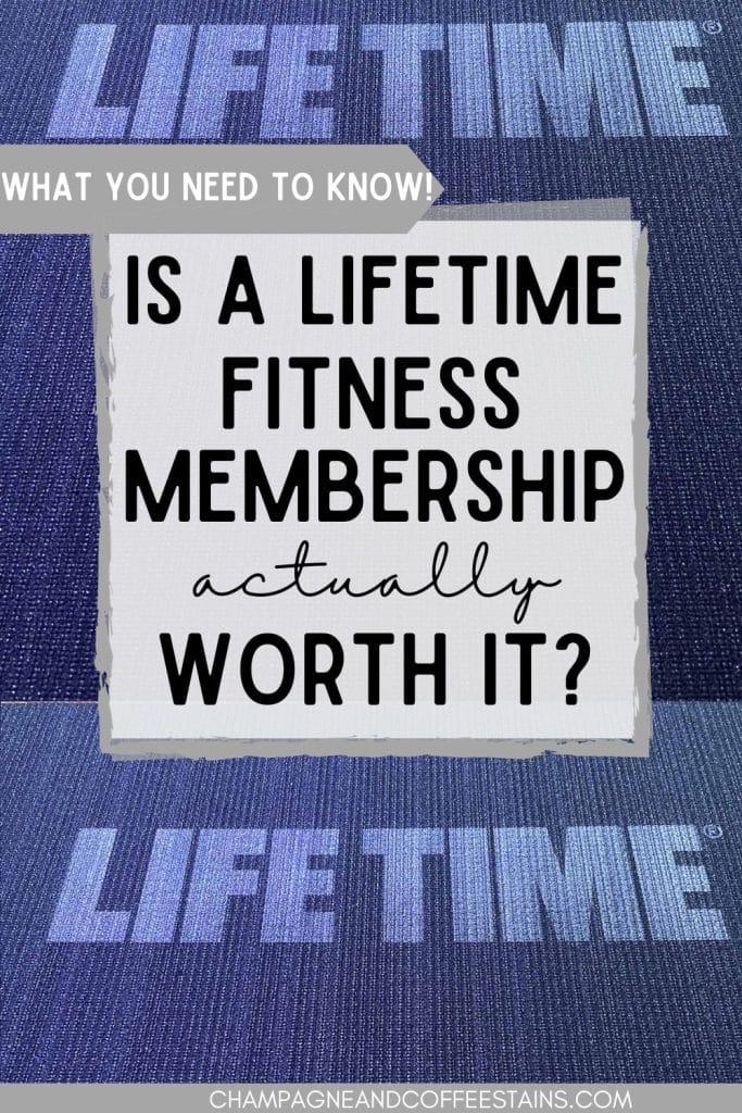 life time fitness workout mat with text that reads is a lifetime fitness membership worth it?