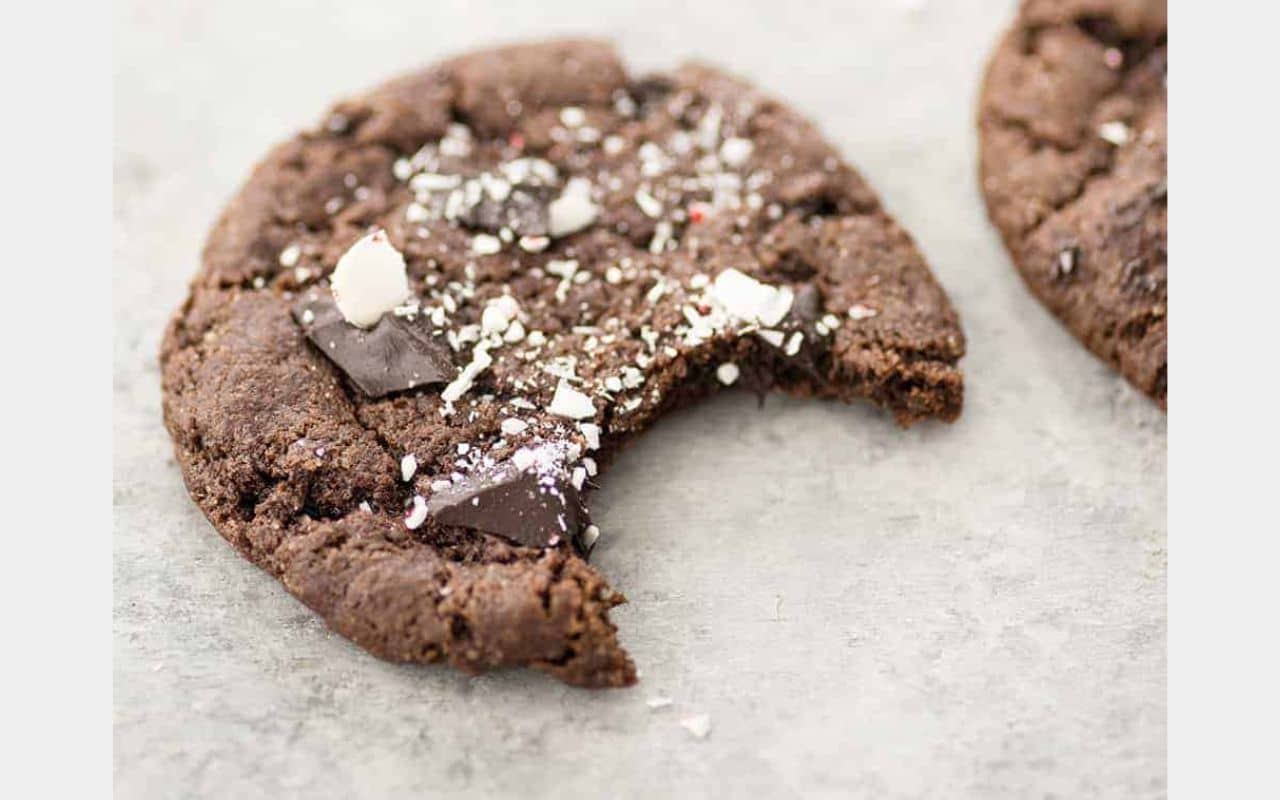 peppermint chocolate cookie