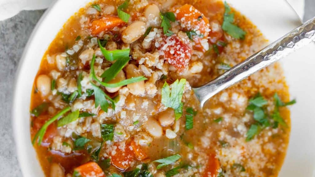 Italian Farro Bean Soup