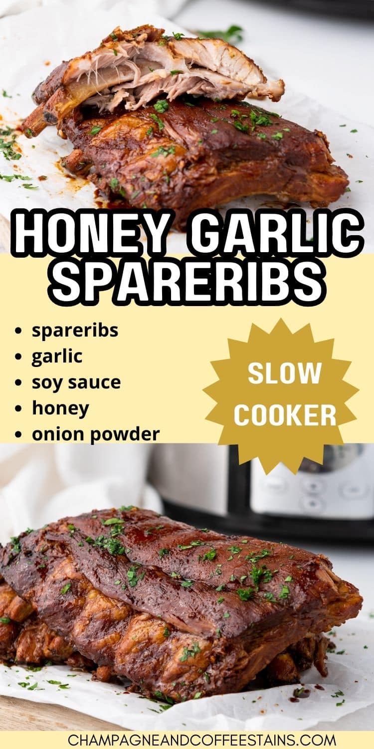 Slow Cooker Honey Garlic Spareribs